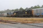 NS NB reroute being shoved back onto CSX main passed the local CSX power